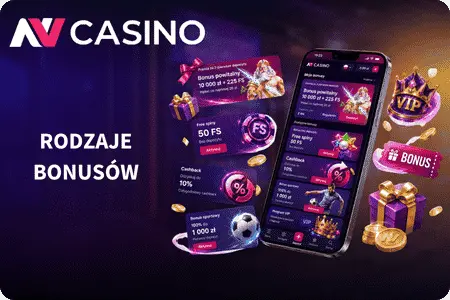 Rodzaje Bonusów Dostępnych w NV Casino bonus code